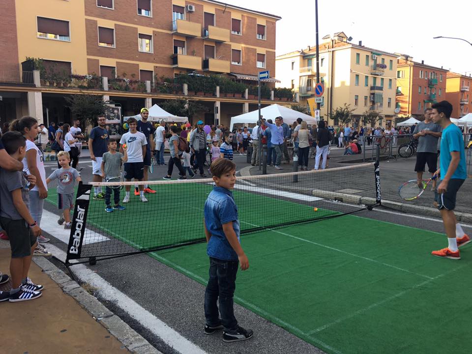La Max Tennis Time in via Bentini in zona Corticella.